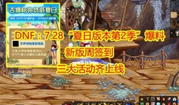 dnf夏日版本爆料最新,炫酷技能、神秘副本，尽享夏日冒险之旅